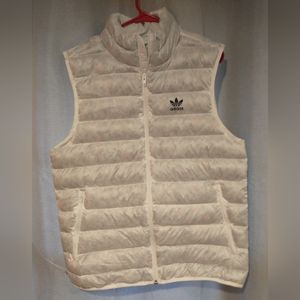 Adidas Essentials Made With Nature Vest Men's Sports Gym Soccer Top White Small